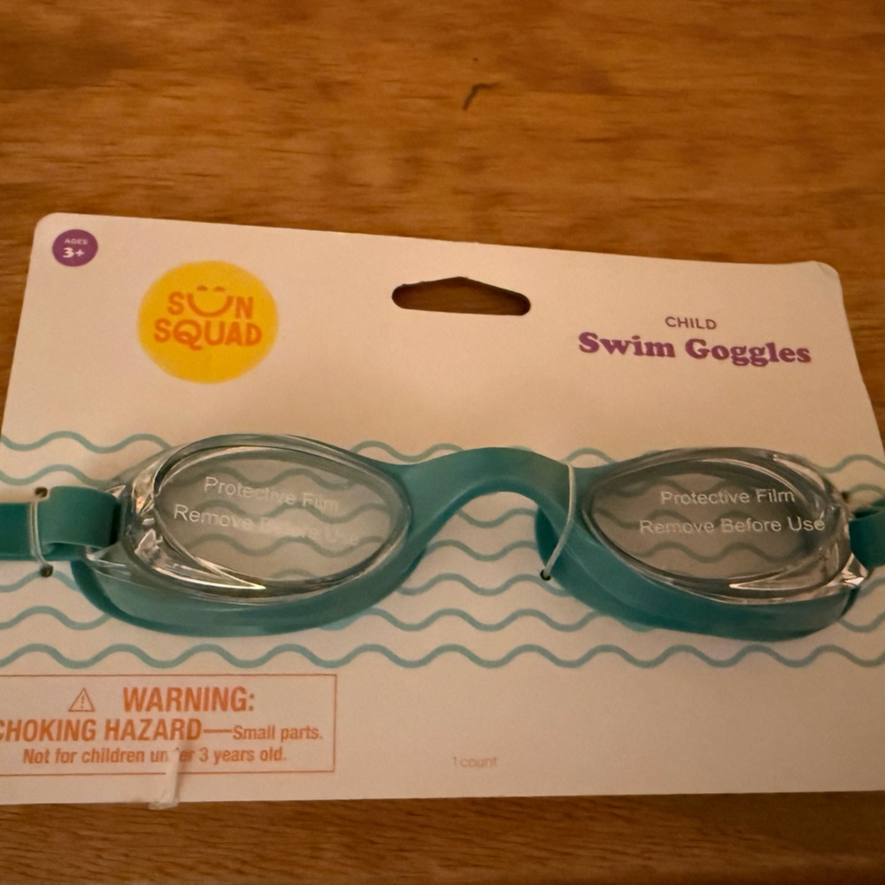 Sun Squad Kids Swim Goggles - Blue
